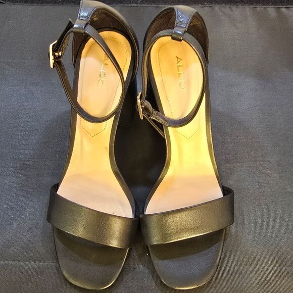 ALDO CHUNKY HEELS OPEN-TOE WOMEN'S DRESS SANDAL - Picture 3 of 16